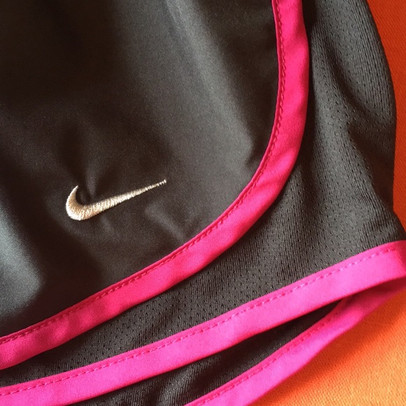 Nike Pants - Nike Dri-Fit Running Shorts Size M Black & Pink
